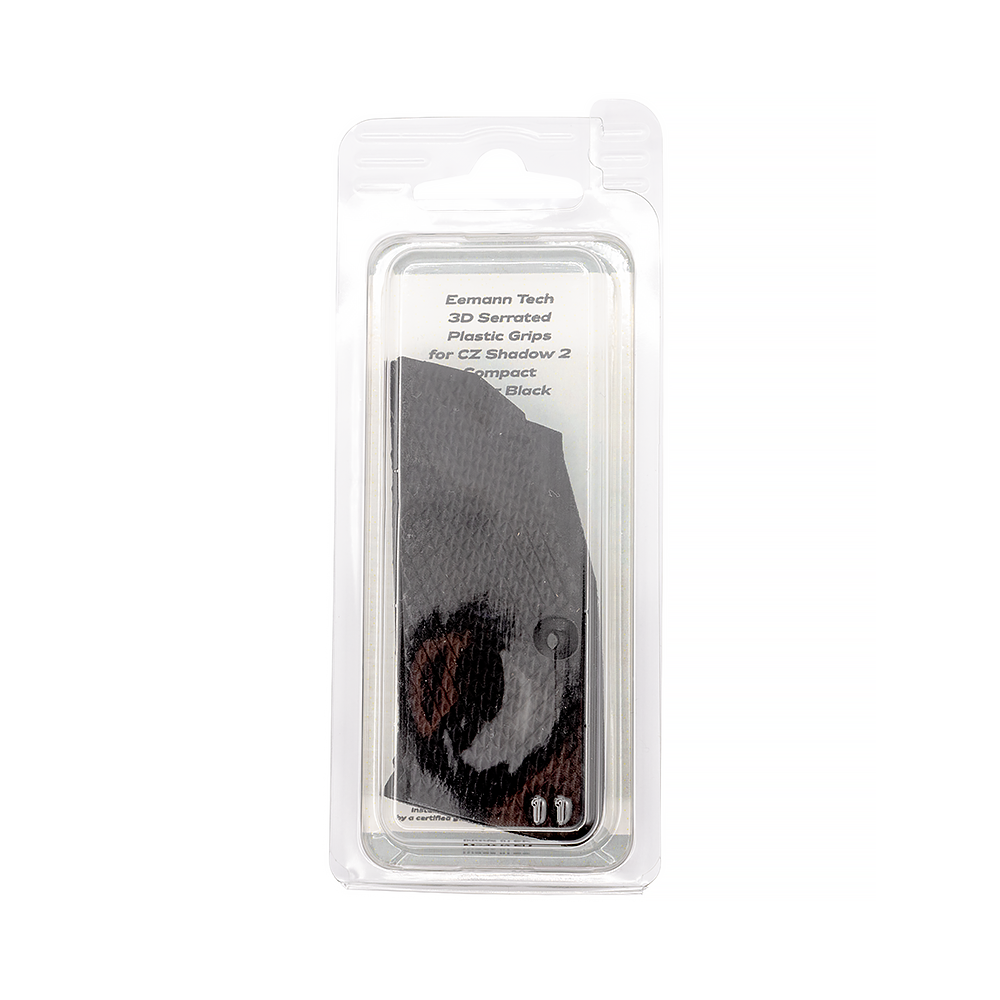 Eemann Tech - 3D Serrated Plastic Grips for CZ Shadow 2 Compact