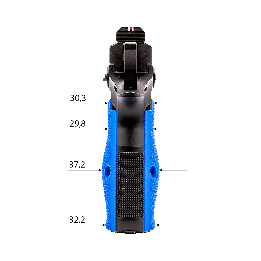 Eemann Tech - 3D Serrated Plastic Grips for CZ Shadow 2 Compact