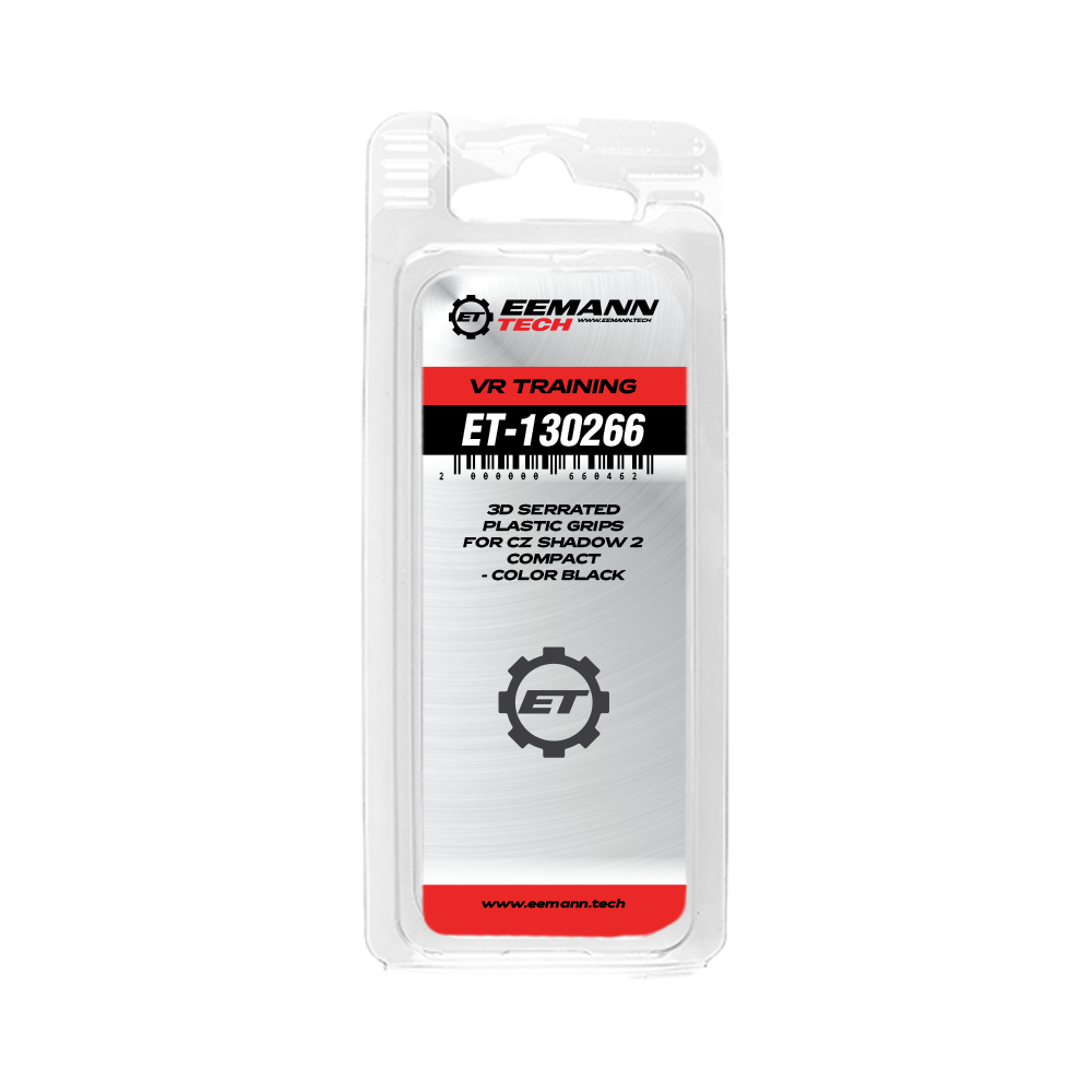 Eemann Tech - 3D Serrated Plastic Grips for CZ Shadow 2 Compact