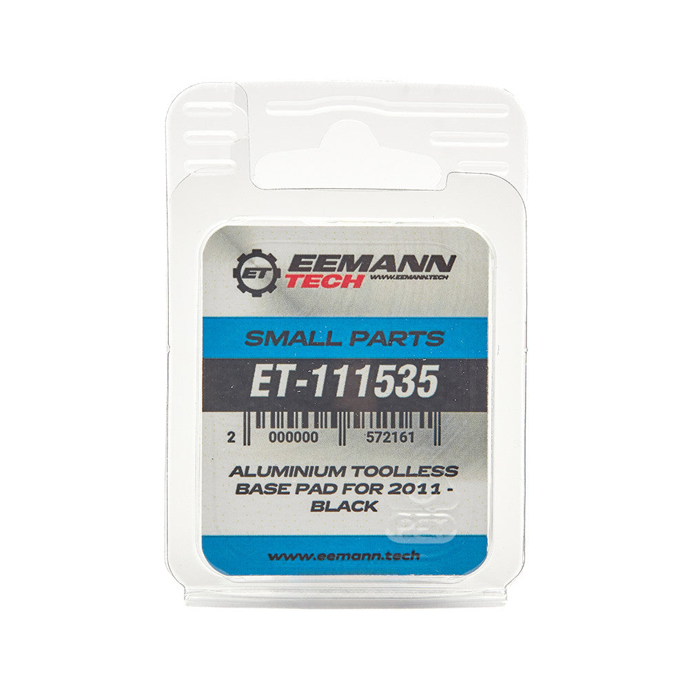 Eemann Tech - Aluminium Toolless Base Pad for 2011 - BLACK