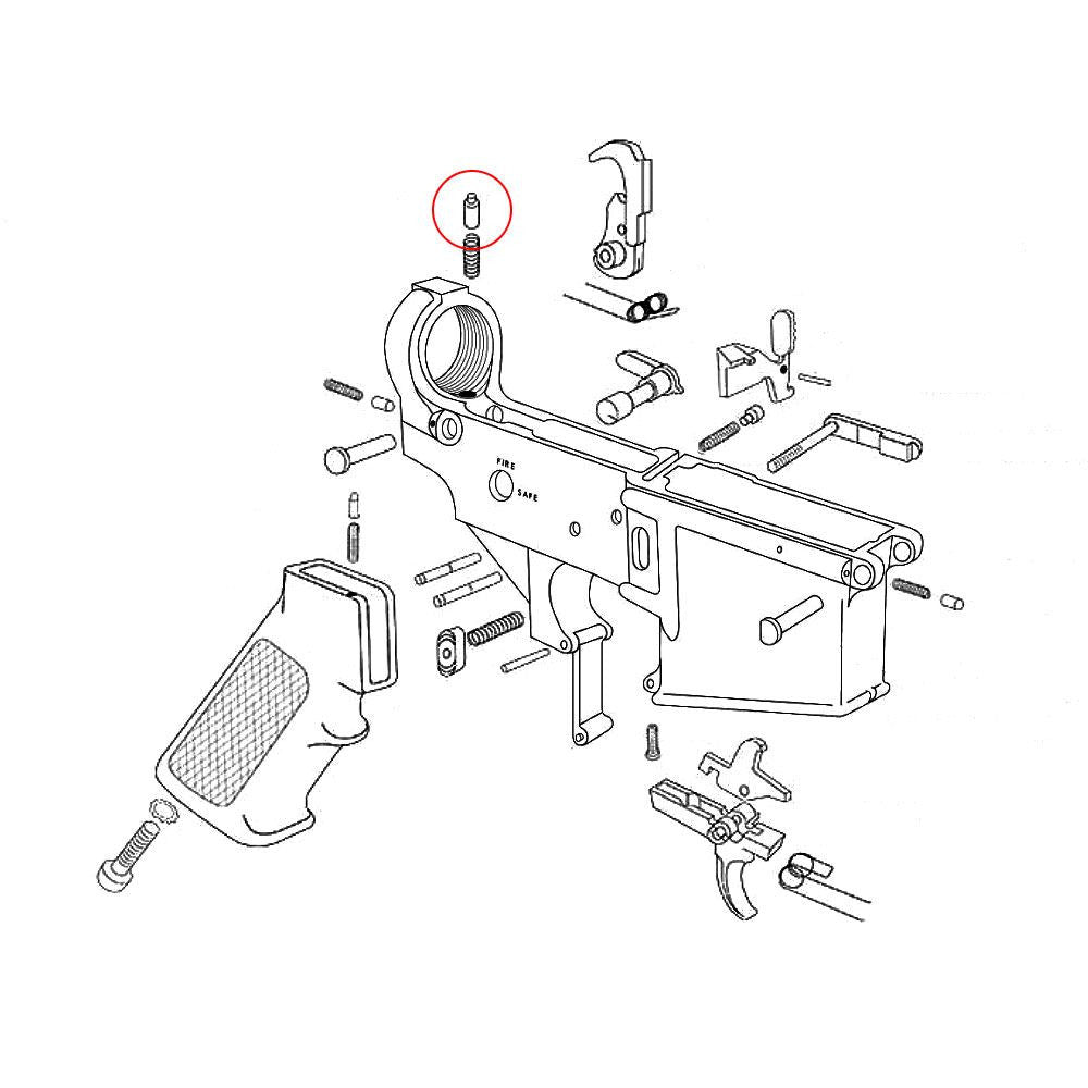 Eemann Tech - Buffer Retainer for AR-15