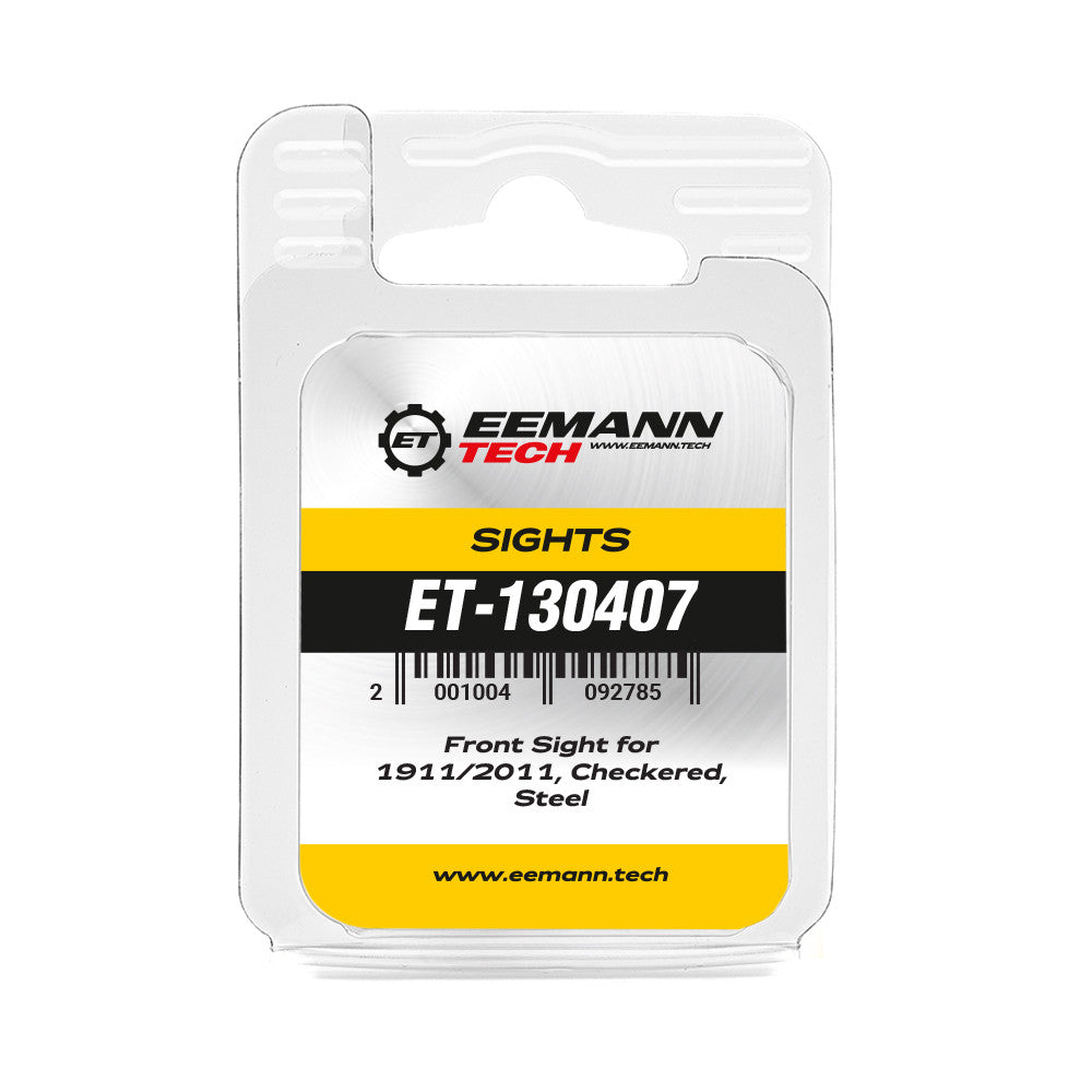 Eemann Tech - Front Sight for 1911/2011, Checkered, Steel