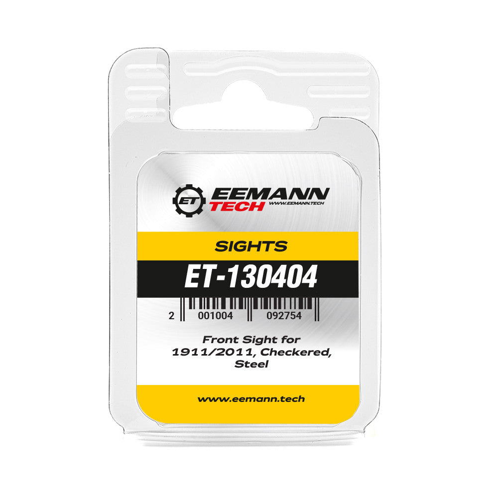 Eemann Tech - Front Sight for 1911/2011, Checkered, Steel