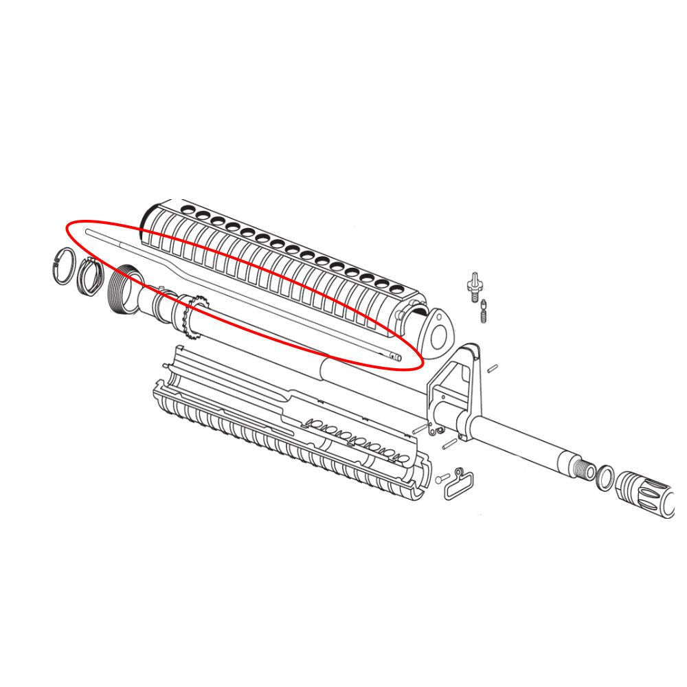 Eemann Tech - Gas Tube for AR-15, Long