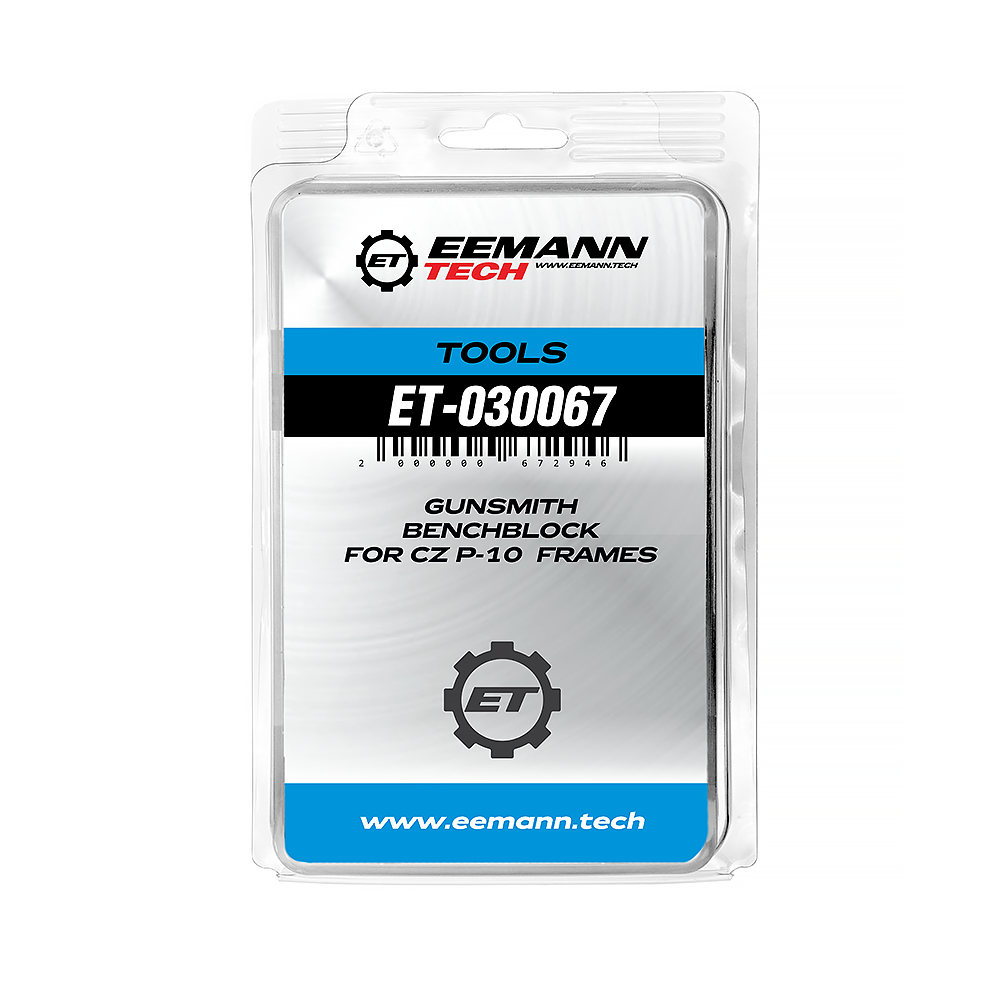 Eemann Tech - Gunsmith Bench Block for CZ P-10 Frames