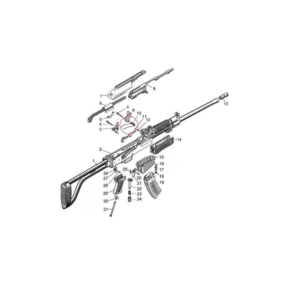 Eemann Tech - Hammer Spring for Molot-Vepr 12ga