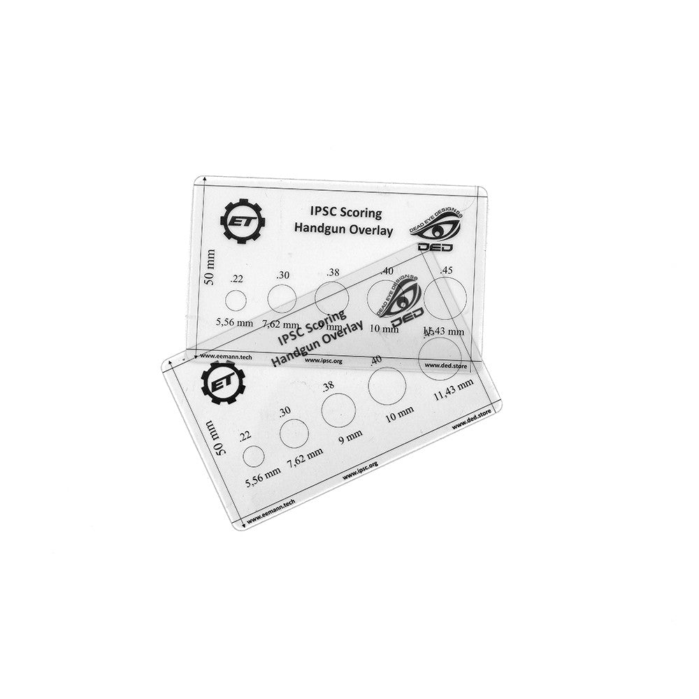 Eemann Tech - IPSC Scoring Handgun Overlay
