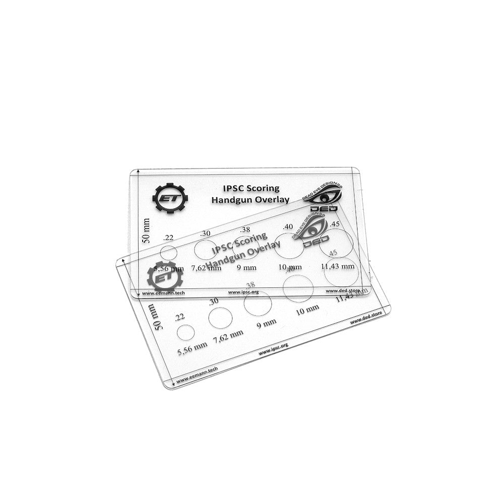 Eemann Tech - IPSC Scoring Handgun Overlay