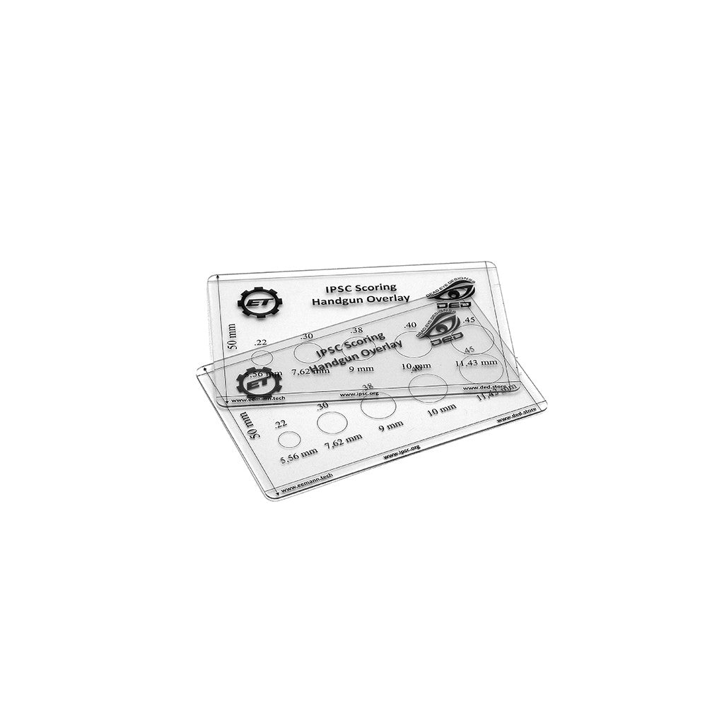 Eemann Tech - IPSC Scoring Handgun Overlay