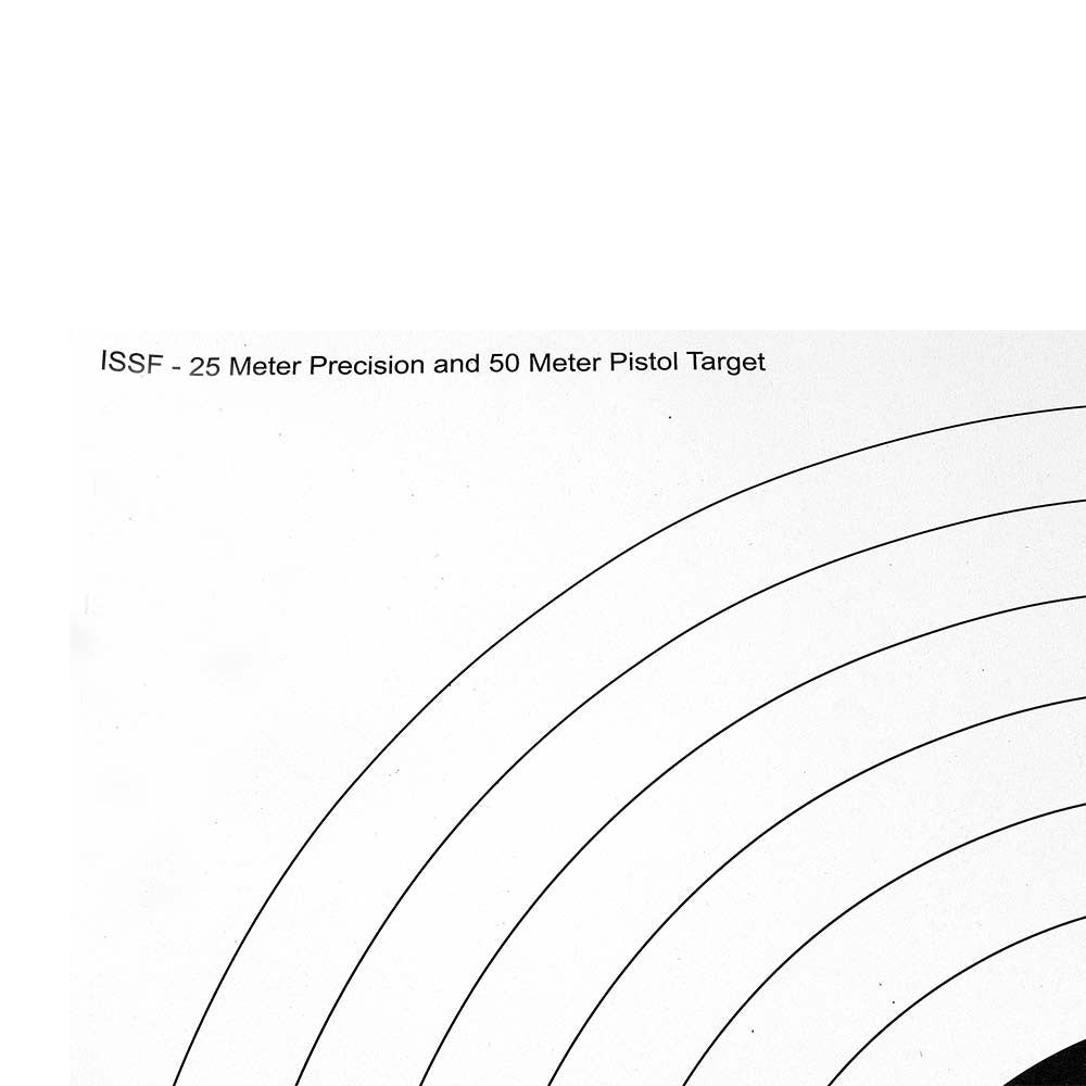 Eemann Tech - ISSF 25M Precision & 50M Pistol Target - 100pcs.
