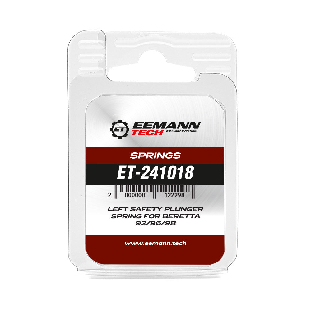 Eemann Tech - Left Safety Plunger Spring for Beretta 92/96/98