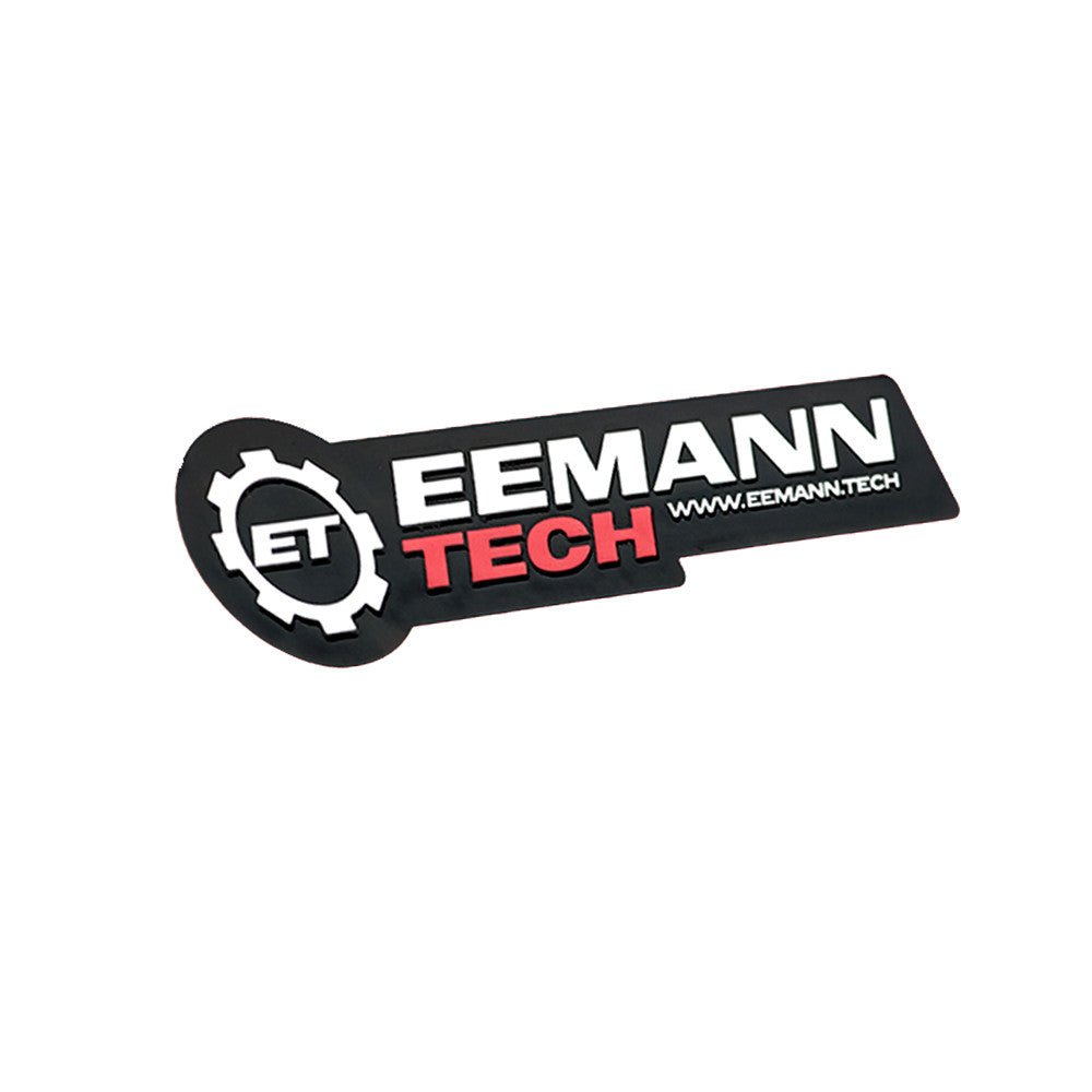 Eemann Tech - Logo 3D Sticker - Black