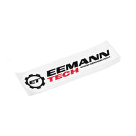 Eemann Tech - Logo 3D Sticker - White