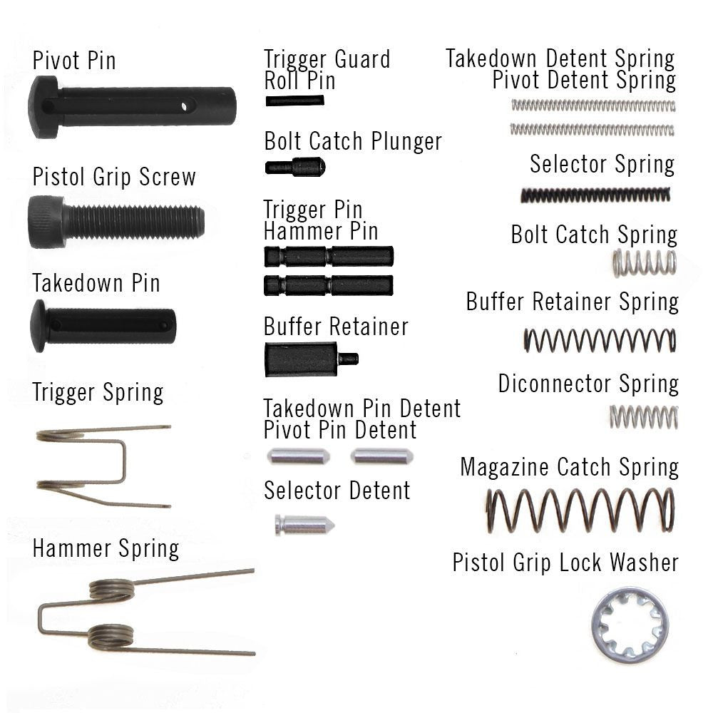 Eemann Tech - Lower Small Parts Set for AR-15