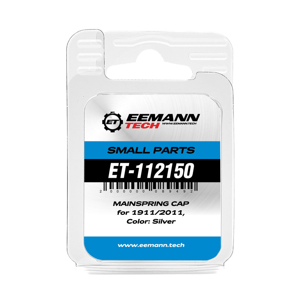 Eemann Tech - Mainspring Cap for 1911/2011, Silver