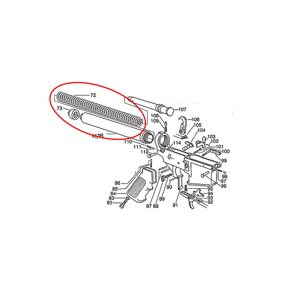 Eemann Tech - Recoil Buffer Spring for AR-15