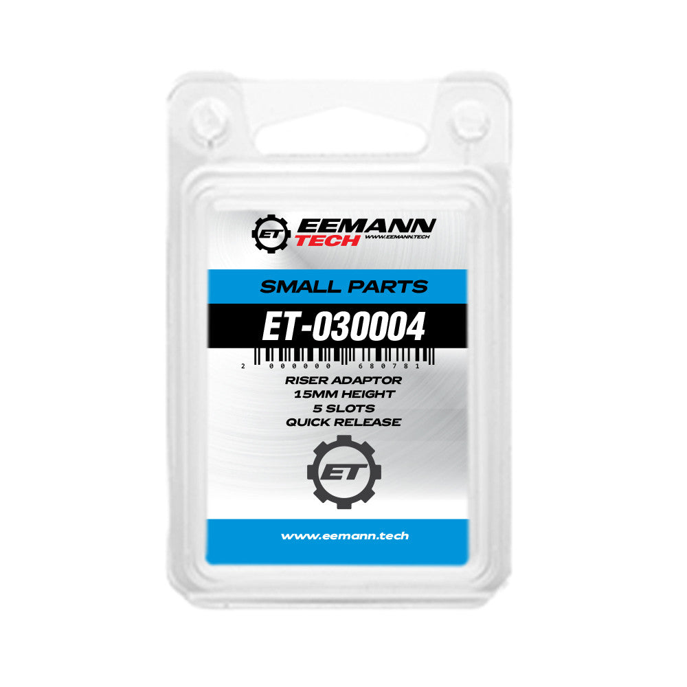 Eemann Tech - Riser Adapter 15mm Height 5 Slots Quick Release