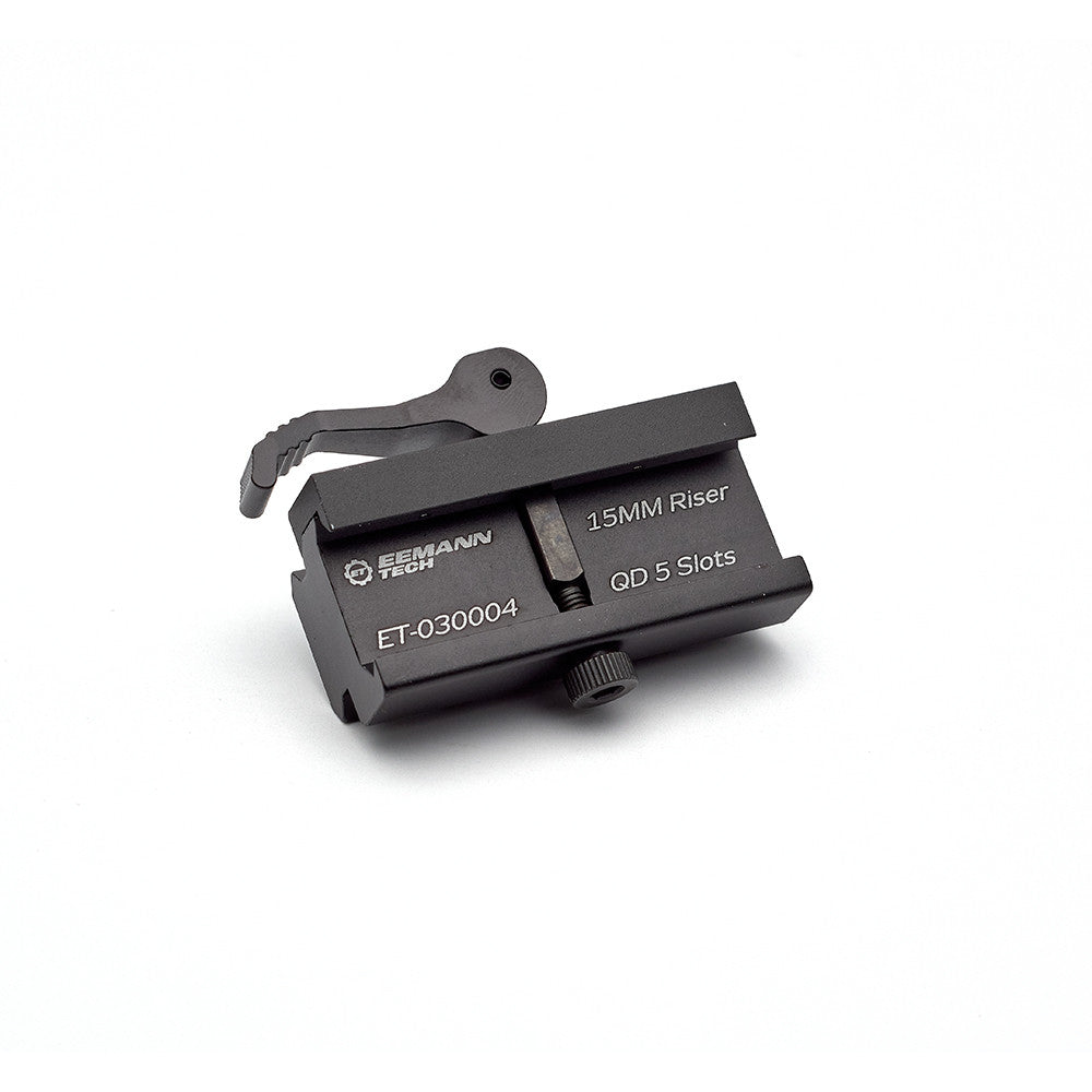 Eemann Tech - Riser Adapter 15mm Height 5 Slots Quick Release