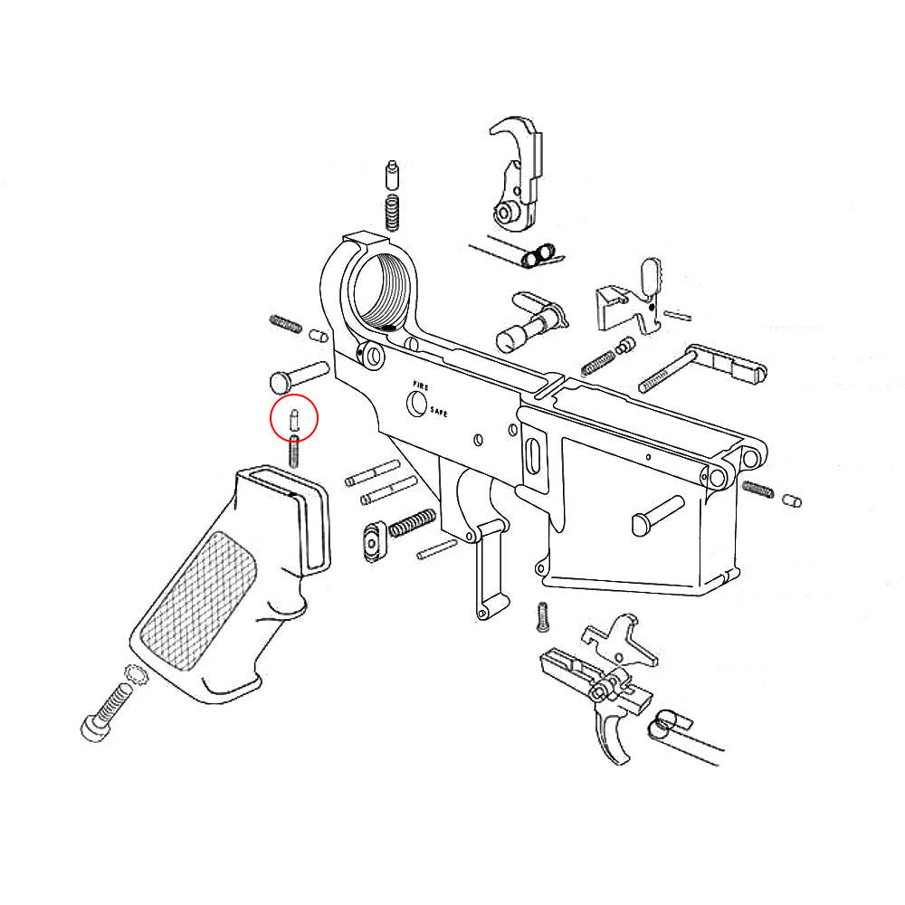 Eemann Tech - Safety Detent for AR-15