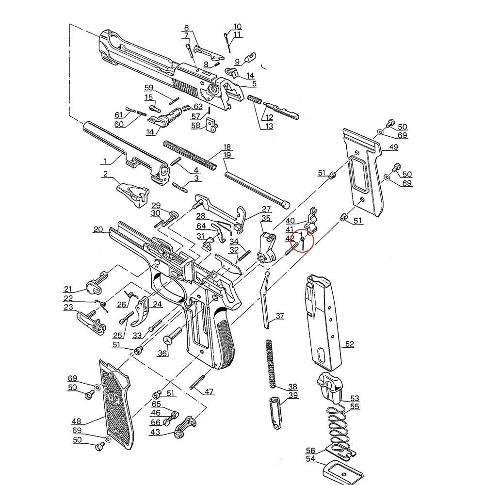 Eemann Tech - Sear Spring for Beretta 92/96/98