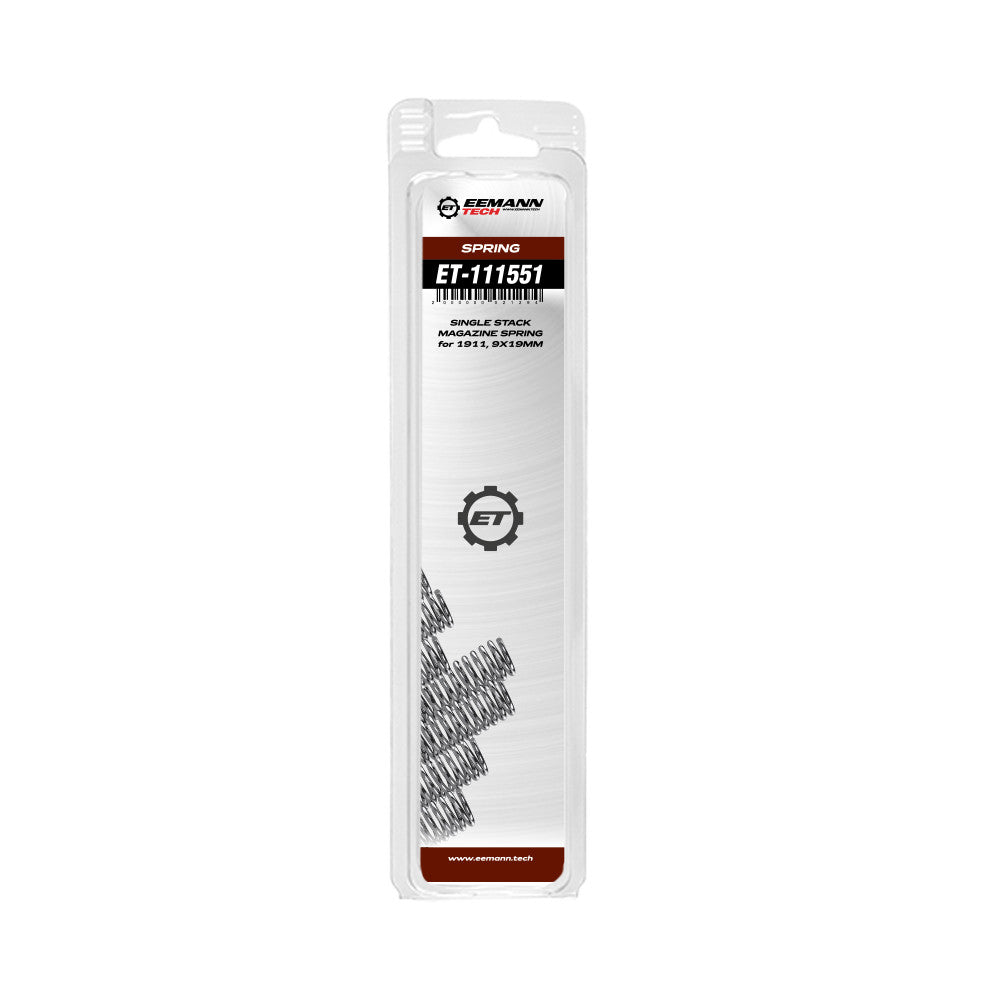 Eemann Tech - Single Stack Magazine Spring for 1911, 9x19mm