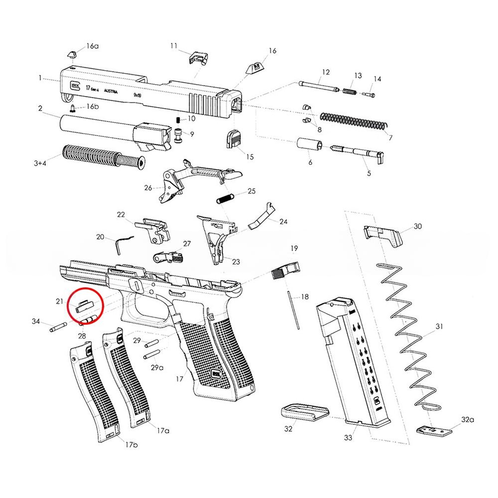 Eemann Tech - Slide Lock for GLOCK