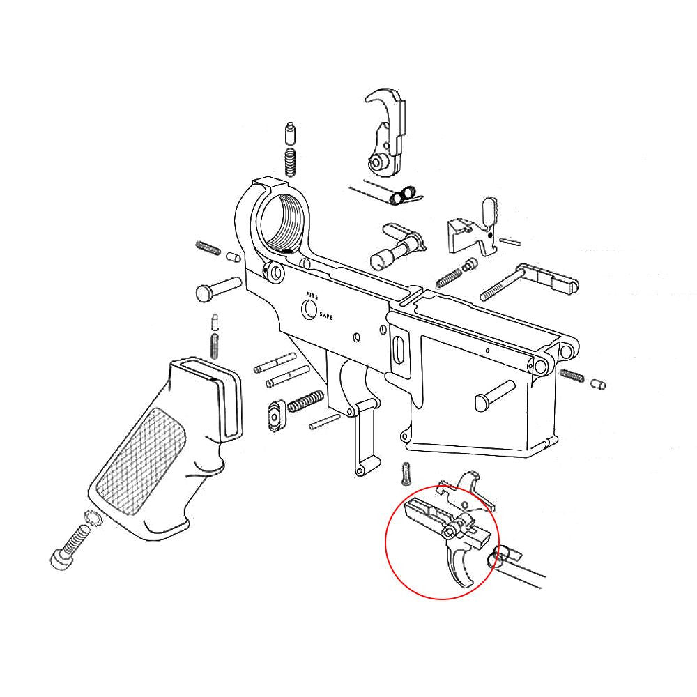 Eemann Tech - Trigger for AR-15