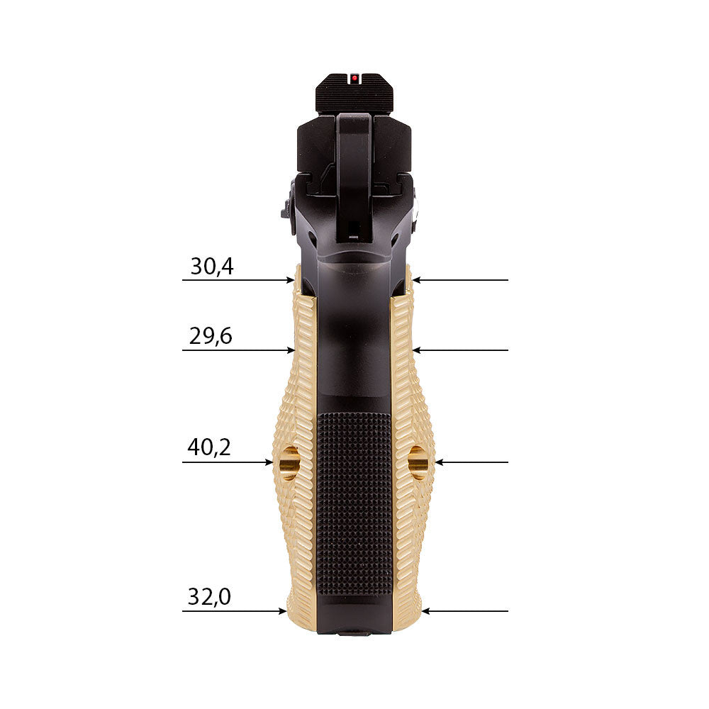 Eemann Tech - Ultimate Brass Grips for CZ Shadow 2 Compact