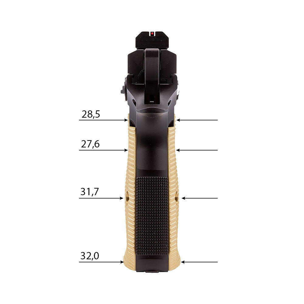 Eemann Tech - Ultimate Brass Grips for CZ Shadow 2 Compact