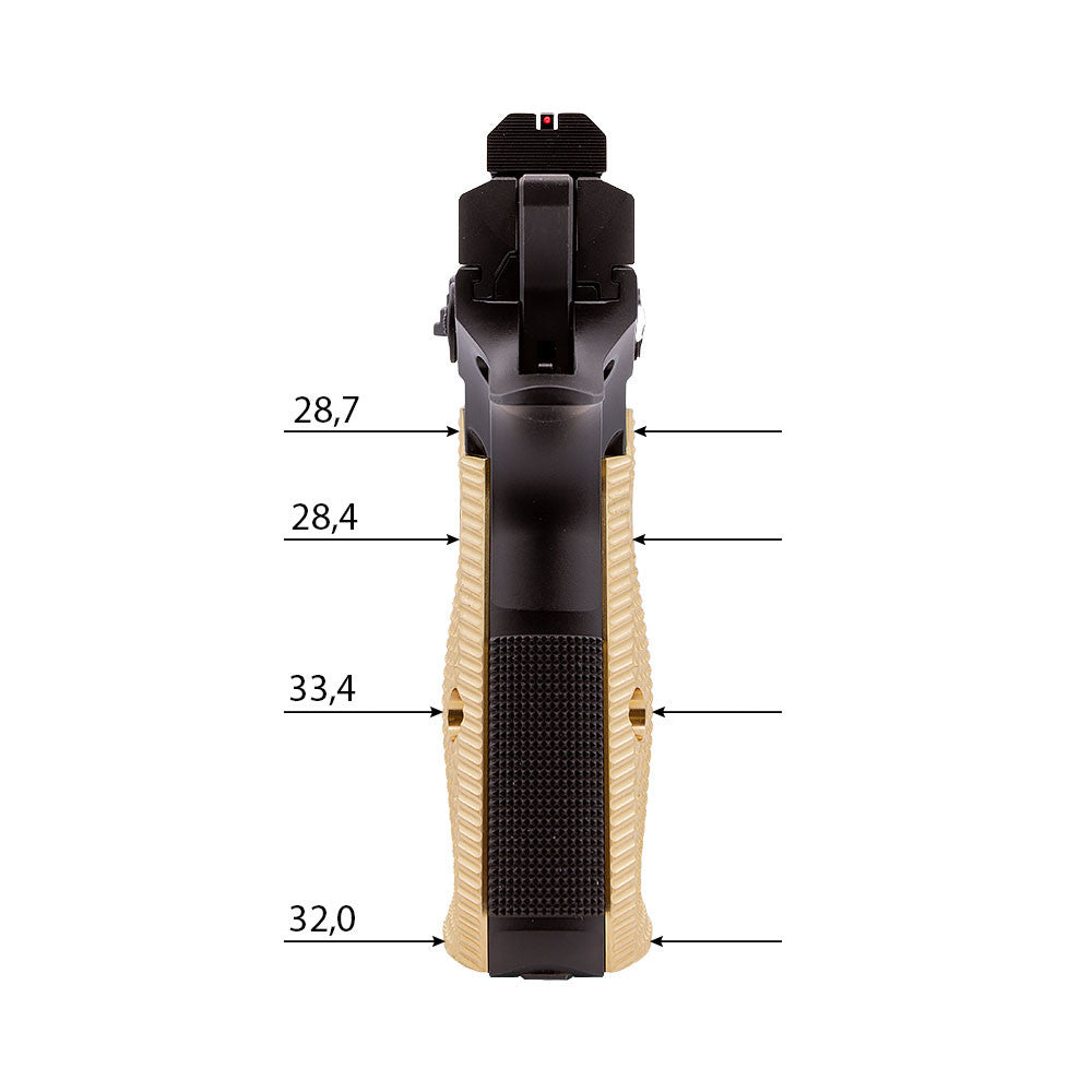 Eemann Tech - Ultimate Brass Grips for CZ Shadow 2 Compact