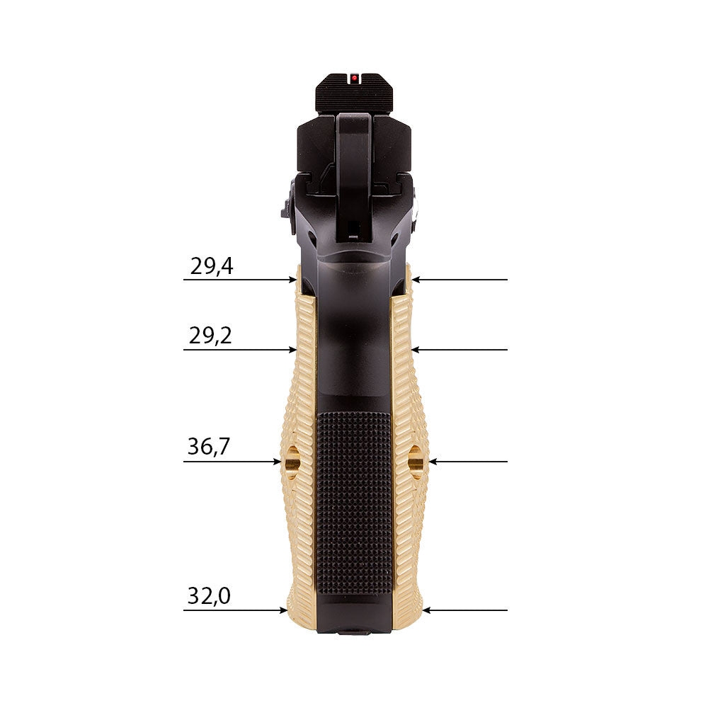 Eemann Tech - Ultimate Brass Grips for CZ Shadow 2 Compact