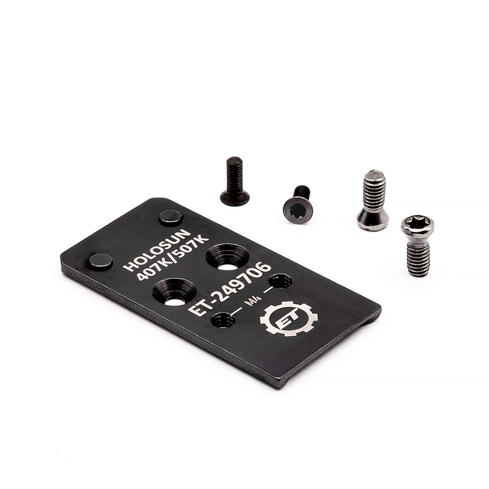 Eemann Tech - WALTHER PDP OR Plate Mount for Holosun 407K/507K
