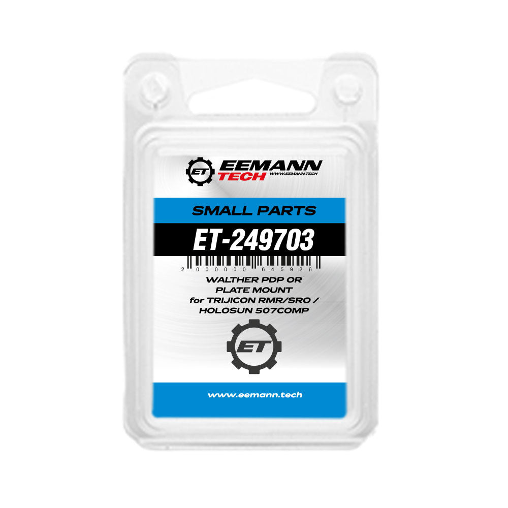 Eemann Tech - WALTHER PDP OR Plate Mount for Trijicon RMR/SRO / Holosun 507COMP