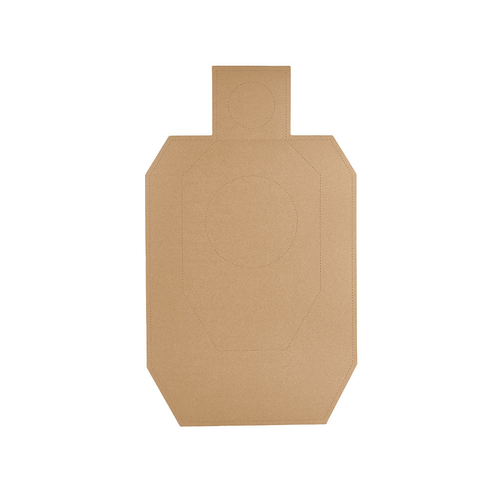 Eemann Tech - Waterproof IDPA Target TAN/WHITE - 50 pcs./Pack
