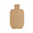 Eemann Tech - Waterproof IDPA Target TAN/WHITE - 50 pcs./Pack