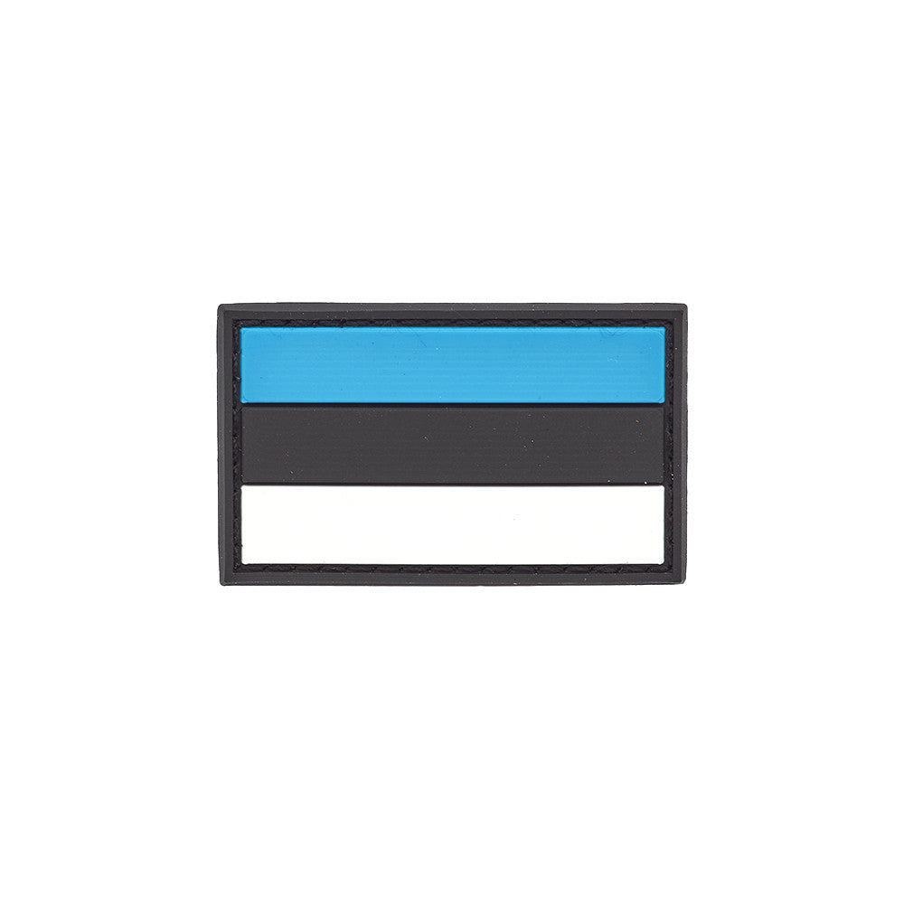 Eemann Tech - Estonian Flag PVC Patch 3x5cm with Hook and Loop Fastener