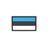 Eemann Tech - Estonian Flag PVC Patch 3x5cm with Hook and Loop Fastener