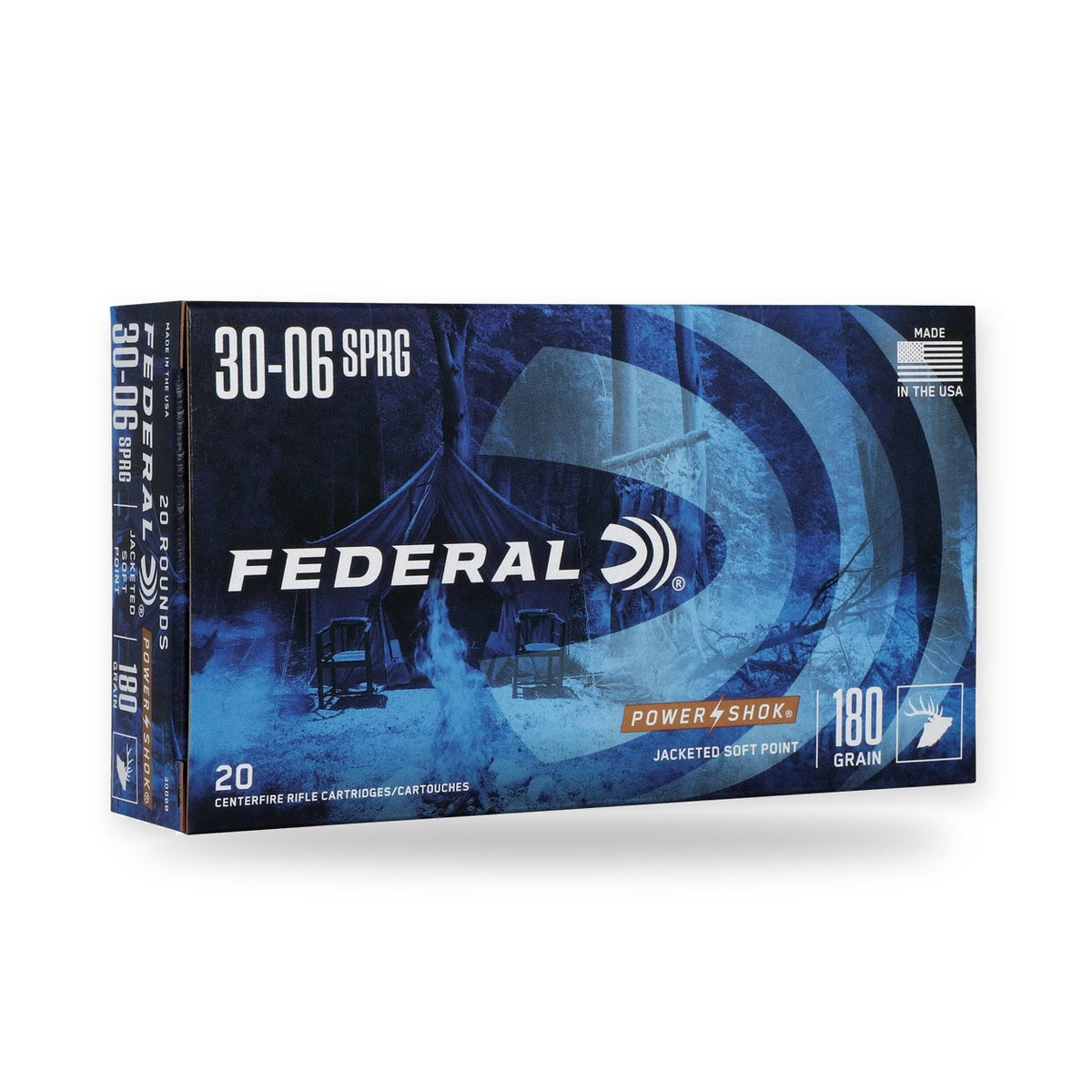 Federal - 30-06 Sprg - Power-Shok - 180 gr - SP - 20/Box