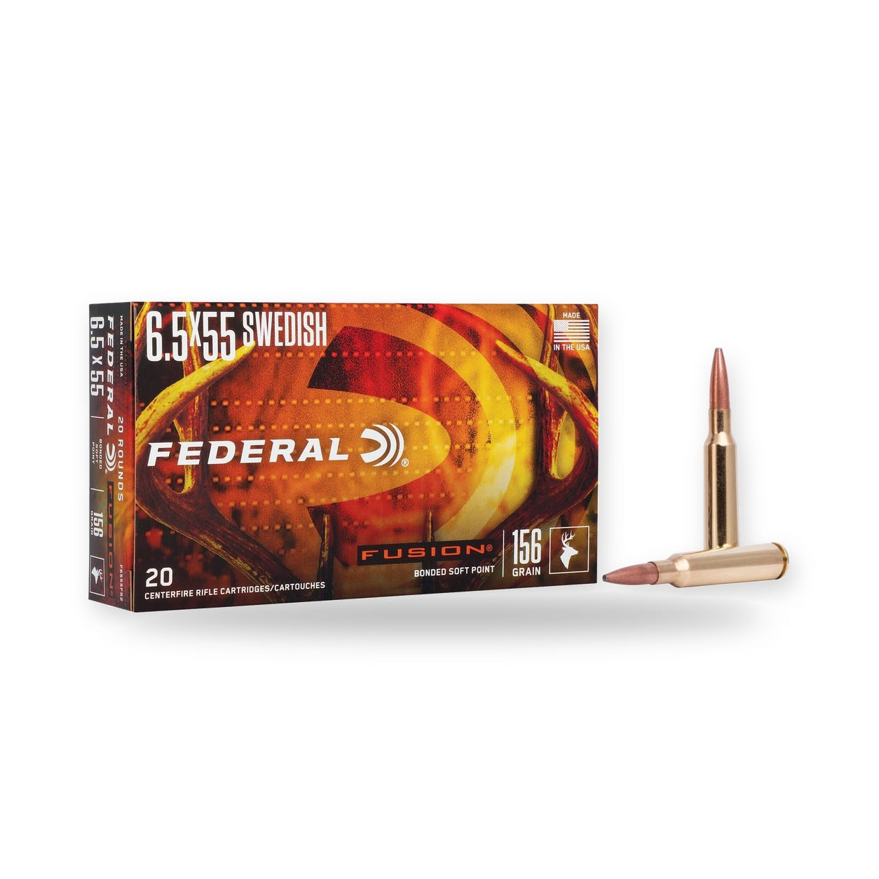 Federal - 6.5x55 - Fusion - 156 gr - 20/Box