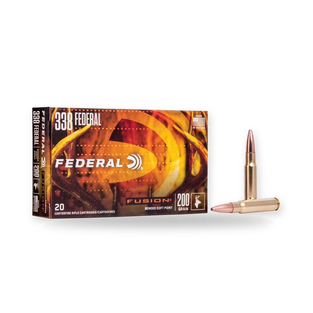 Federal - Fusion Ammo - 338 Federal - 200gr - 20/Box