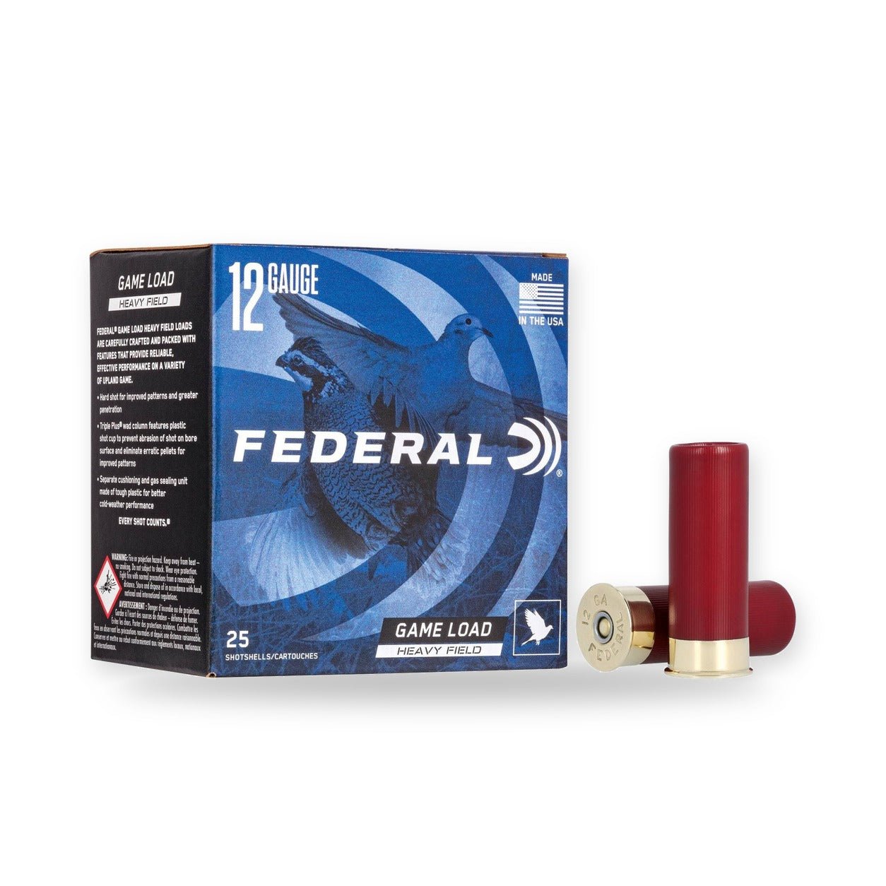 Federal - 12/70 - Game Load Upland HF Lead - 32 g - No 6 - 25/Box