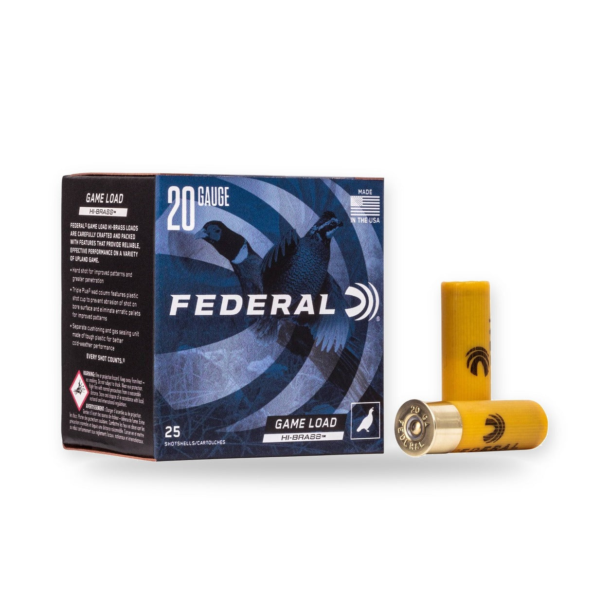 Federal - 20/70 - Game Load Upland Hi-Brass Lead - 28 g - No 4 - 25/Box