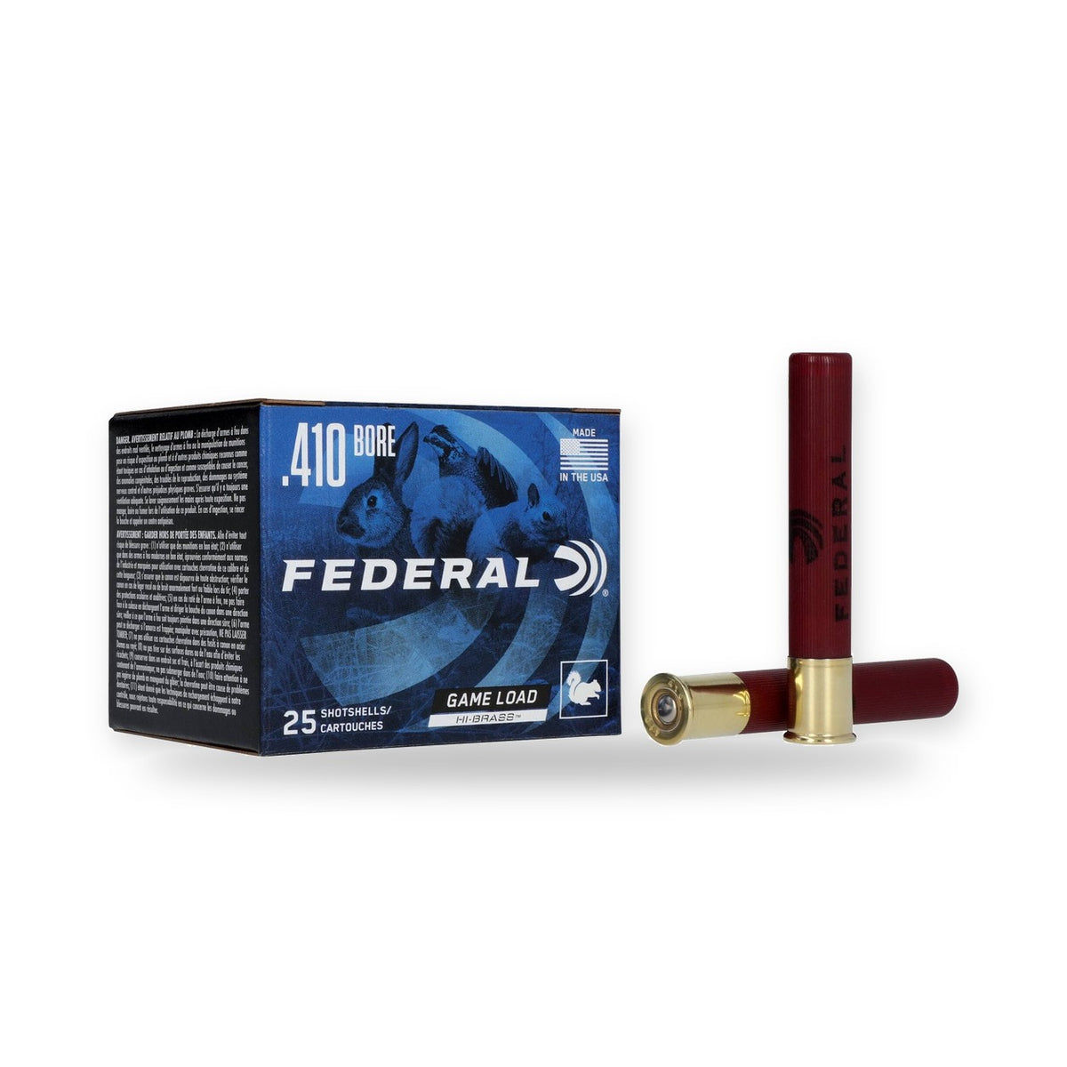 Federal - .410/76 - Game Load Upland Hi-Brass Lead - 19 g - No 6 - 25/Box