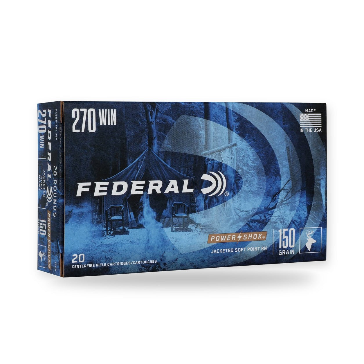 Federal - 270 Win - Power-Shok - 150 gr - Jacketed SP - 20/Box