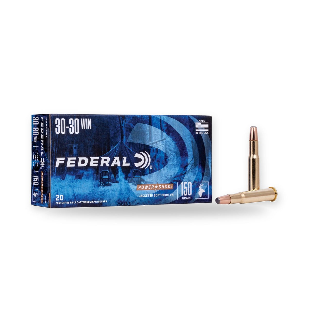 Federal - 30-30 Win - Power-Shok - 150 gr - Jacketed SP - 20/Box