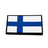 Eemann Tech - Finland Flag PVC Patch with Hook and Loop Fastener