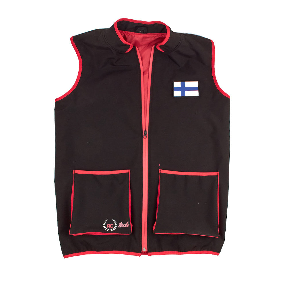 Eemann Tech - Finland Flag PVC Patch with Hook and Loop Fastener