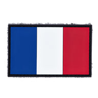 Eemann Tech - France Flag PVC Patch with Hook and Loop Fastener