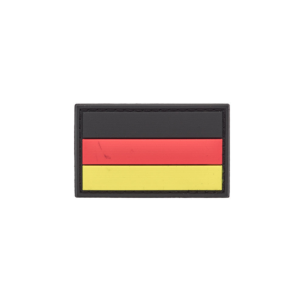Eemann Tech - German Flag PVC Patch 3x5cm with Hook and Loop Fastener