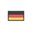Eemann Tech - German Flag PVC Patch 3x5cm with Hook and Loop Fastener